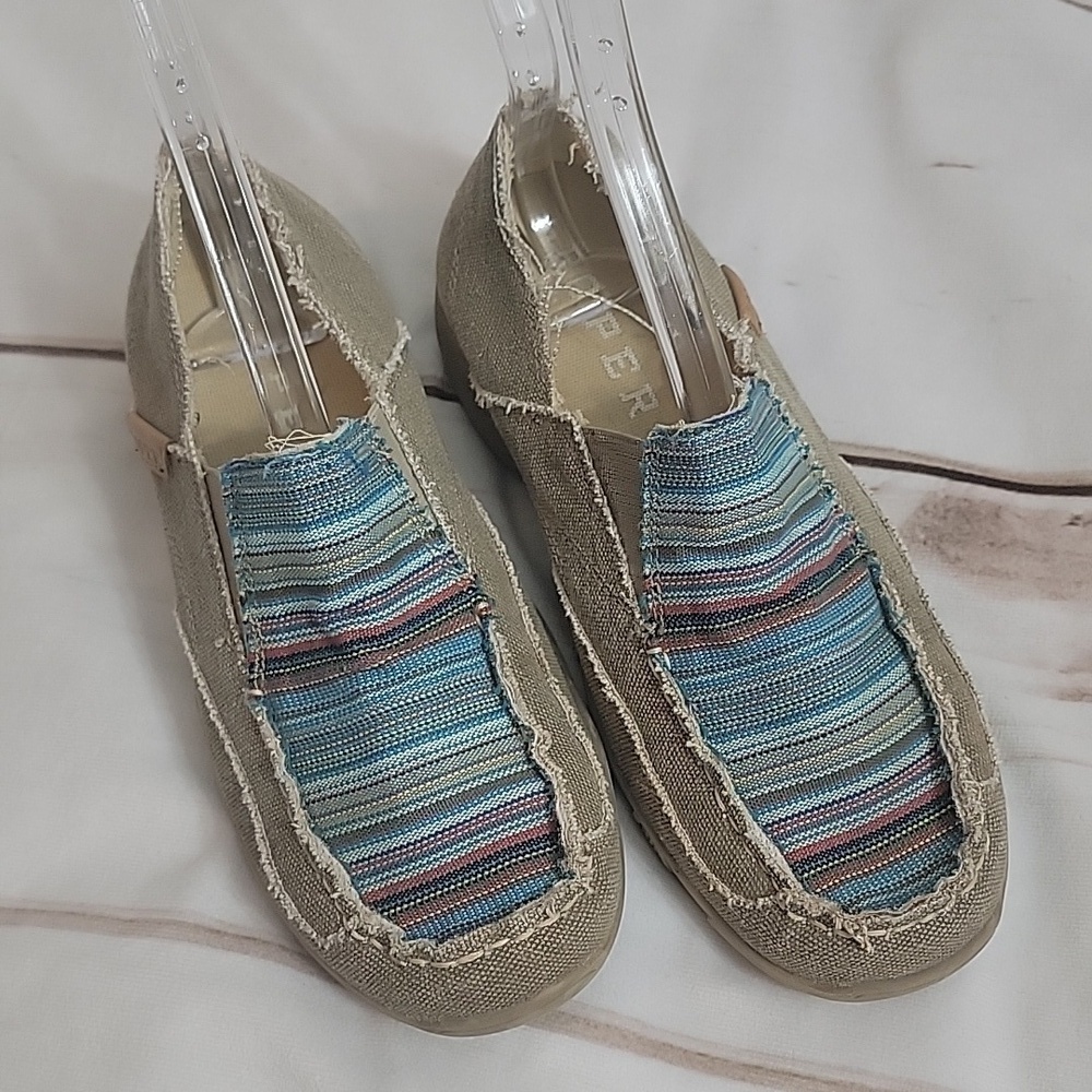 Roper Johnnie Driving Style Loafer Moccasin Size Women 5.5 Western Cowgirl